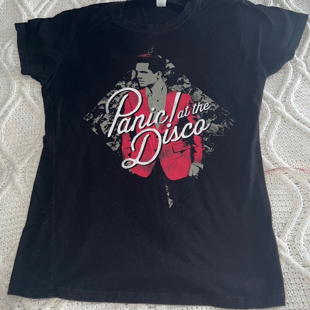 Panic At the Disco black tshirt kids XL preshrunk